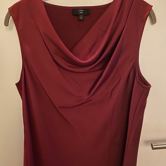 J. Crew Size M red sleeveless top - Picture 1 of 2